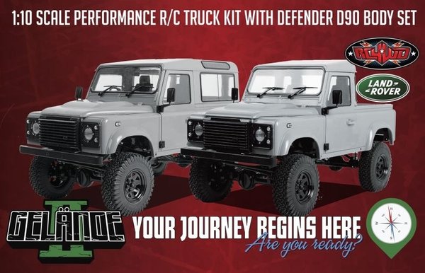 RC4WD Gelande II Truck Kit W/ 2015 Land Rover Defender RC4ZK0064