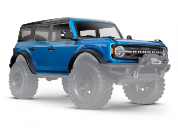 TRAXXAS Karo 2021 Ford Bronco Velocity blau lackiert + Anbau-Teile