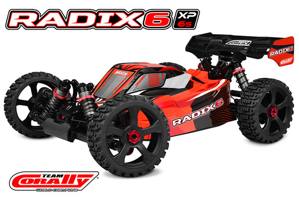 Team Corally - RADIX XP 6S - Model 2021 - 1/8 Buggy EP - RTR - Brushless Power 6S