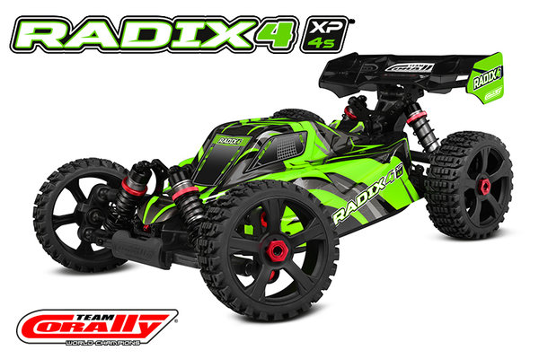 Team Corally - RADIX 4 XP - 1/8 Buggy EP - RTR - Brushless Power 4S