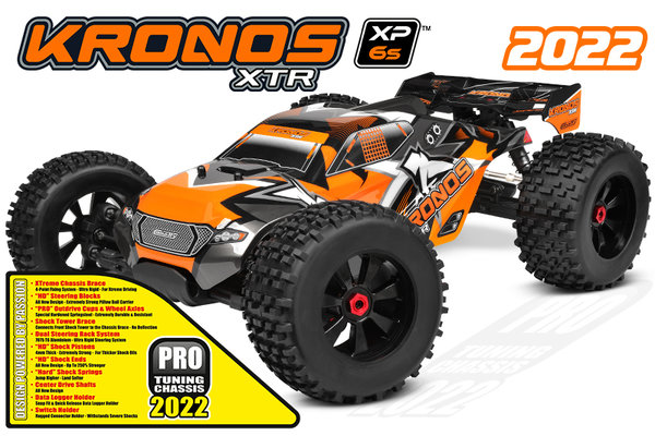 Team Corally - KRONOS XTR 6S  - 2022 - 1/8 Monster Truck LWB - Roller Chassis