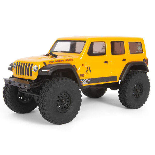 Axial 1/24 SCX24 2019 Jeep Wrangler JLU CRC 4WD Rock Crawler Brushed RTR, Yellow
