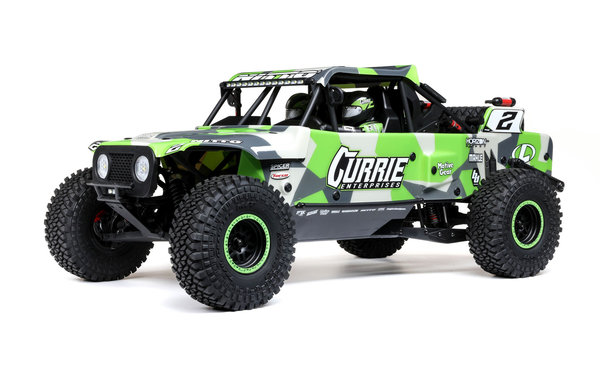 Losi 1/10 Hammer Rey U4 4WD Rock Racer Brushless RTR with Smart and AVC, Green