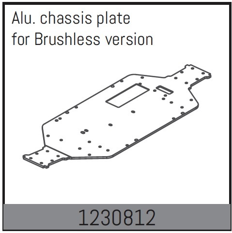 Absima Aluminium Chassis Platte
