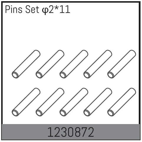 Absima 2*11 Pin Set (10 St.)