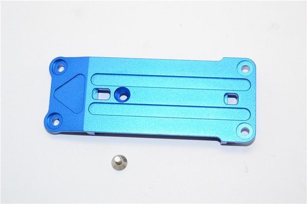 GPM Aluminium Querlenkerhalteplatte vorne blau