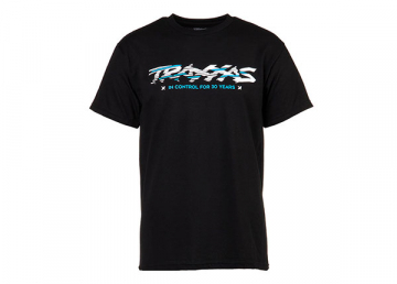 Traxxas T-shirt Black Traxxas-logo Sliced L
