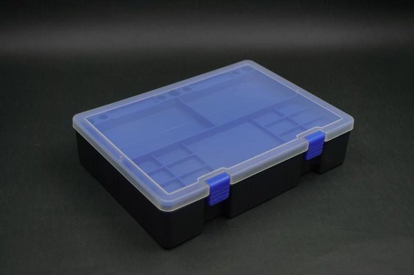 Koswork Tool Box 245x175x56mm (w/KOS32101B Parts Tray Blue)