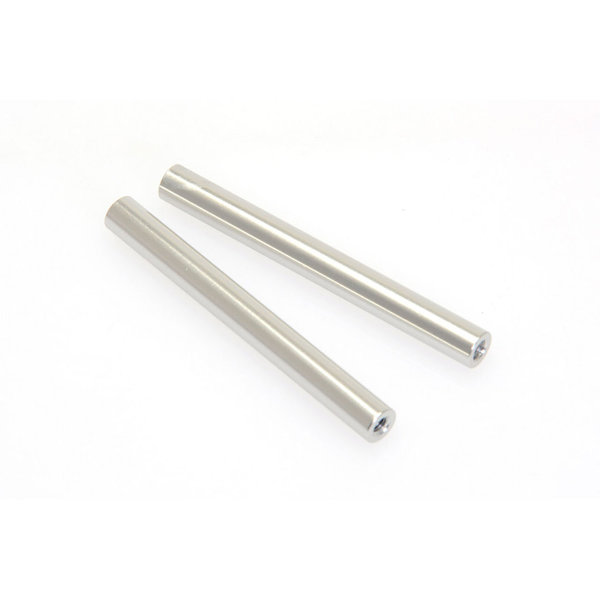 CEN-Racing - M3x57mm Threaded Aluminum Link (silver anodized) , 2pcs