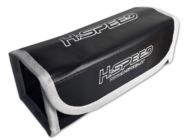 H-SPEED - LiPo Bag schwarz 185x75x60mm