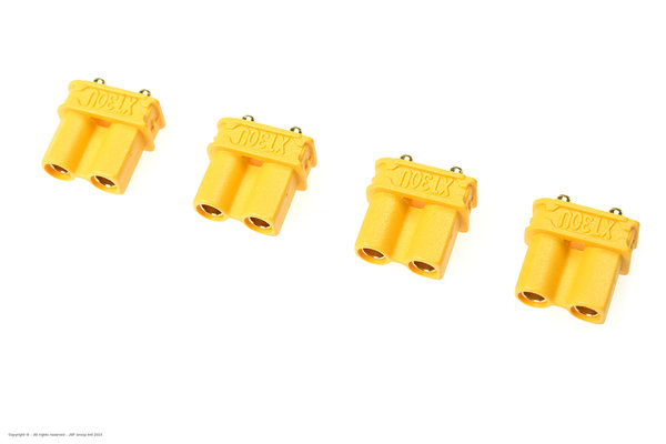 Revtec - Connector - XT-30UPB - Gold Plated - Male - 4 pcs