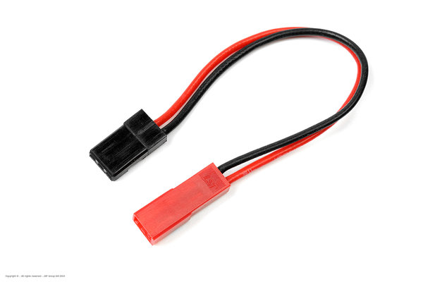 Revtec - Power Adapter Lead - BEC Plug <=> JR/FUTABA Socket - 22AWG Wire - 1 pc
